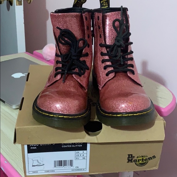 Dr. Martens Shoes Dr Martens Pink Glitter Poshmark